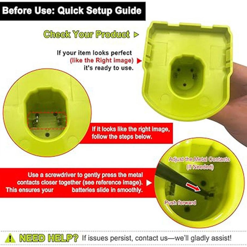 Jumper Cables Adapter for Ryobi 18V Battery, 5.9FT 12AWG Portable Battery Jump Starter for Starting Car Light Vehicles, Automotive Booster Cables Power - Image 5